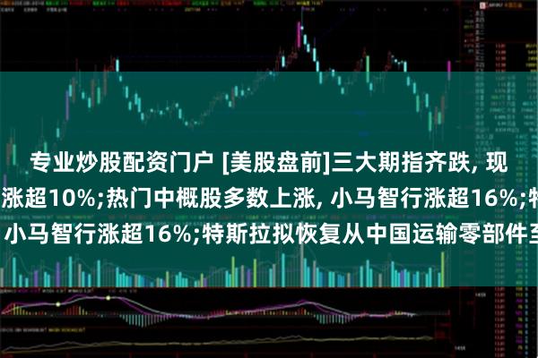 专业炒股配资门户 [美股盘前]三大期指齐跌, 现货黄金走低, 超微电脑涨超10%;热门中概股多数上涨, 小马智行涨超16%;特斯拉拟恢复从中国运输零部件至美国