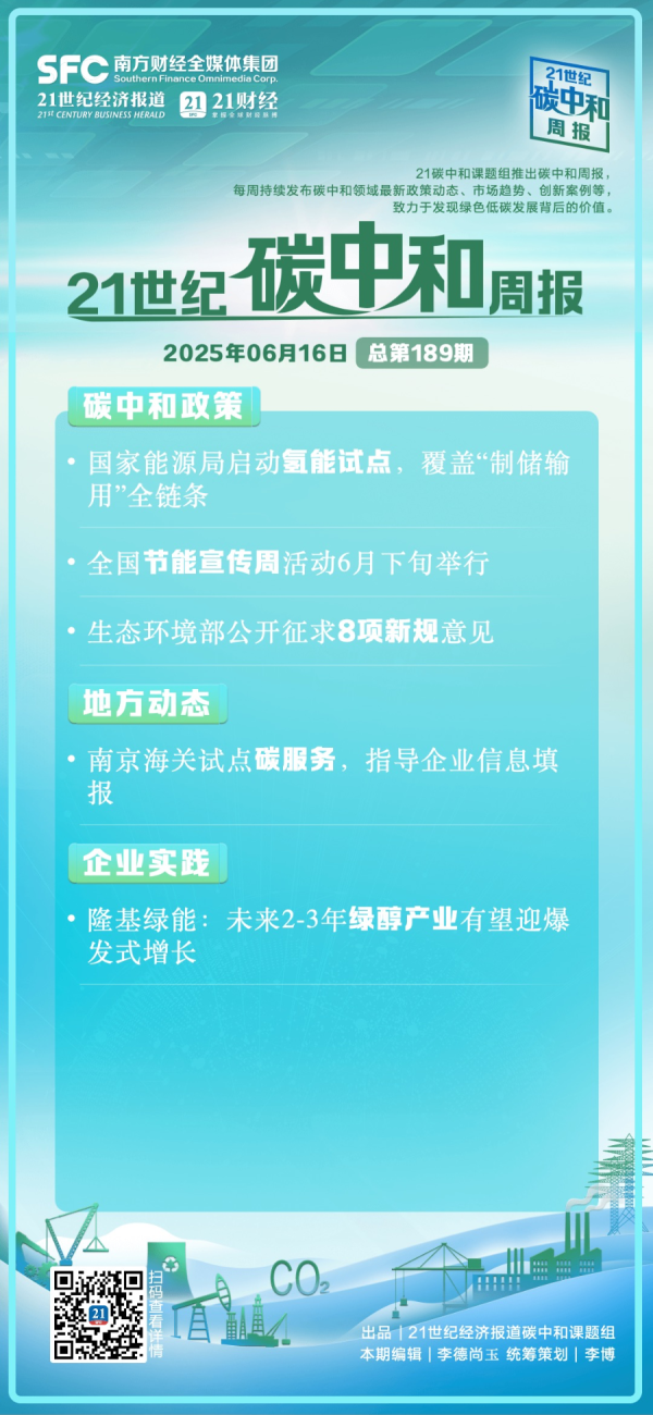 股民配资炒股 碳中和周报（第189期）丨国家能源局启动氢能试点；全国节能宣传周活动6月下旬举行